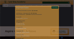 Desktop Screenshot of lordgrey.org.uk